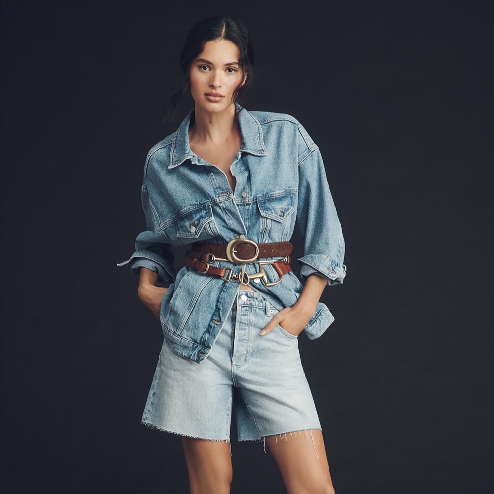 NWT Anthropologie Pilcro Weston Denim Jacket
